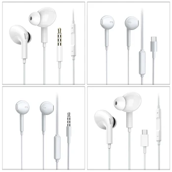 

Earphones Wired Headphones Sports Waterproof earphone Music Earbuds 9D Headset Bass Stereo Earbuds In-ear Headset 3.5mm Type-C
