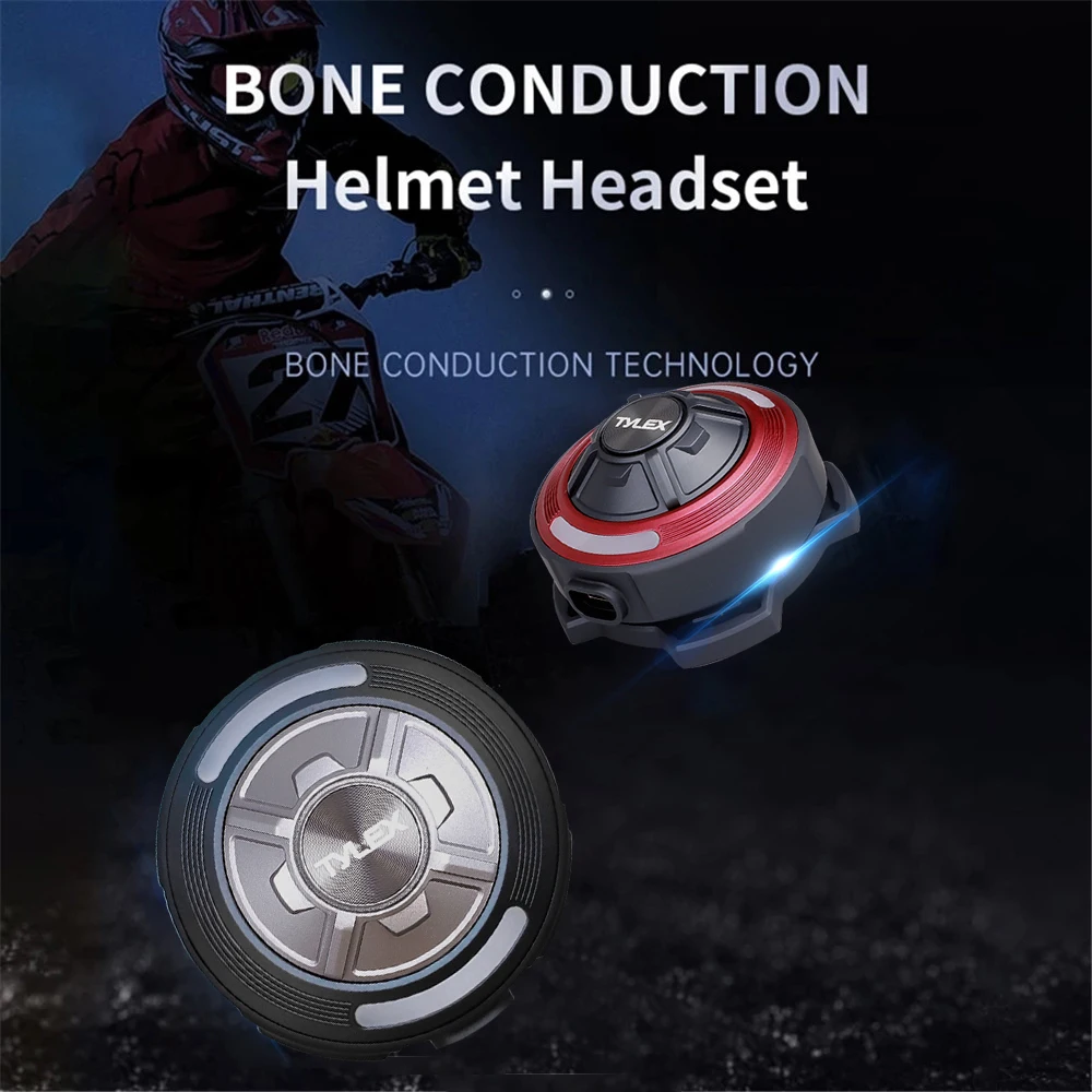 Bone conduction online headphones motorcycle helmet