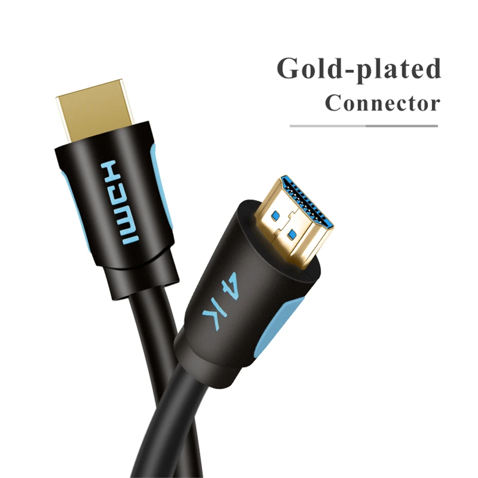 Anmck HDMI Cable 4K 60Hz 2.0 Version 0.5m 1m 2m 3m 5m Support ARC HDR 3D HDMI Male to Male Wire for HD TV Box XBOX PS4 Projector