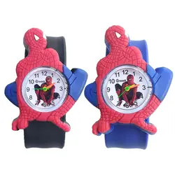Низкая цена Высокое качество 3D человек-паук детские часы 2019 новые детские игрушки браслет Детские часы для мальчиков и девочек
