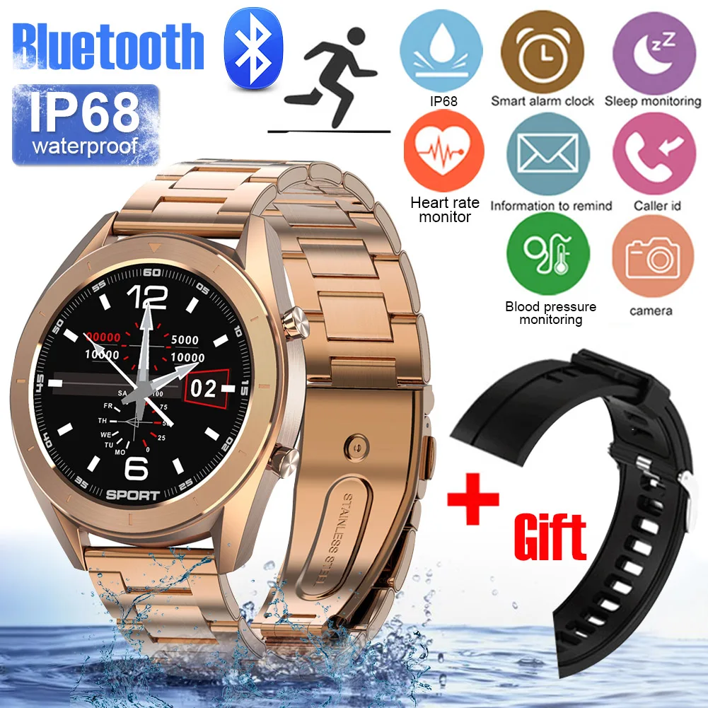 Смарт часы IP68 Водонепроницаемый спортивные для iOS и Android с монитором сердечного