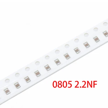 

500pcs 2.2NF X7R Error 10% 50V 0805 222 SMD Thick Film Chip Multilayer Ceramic Capacitor