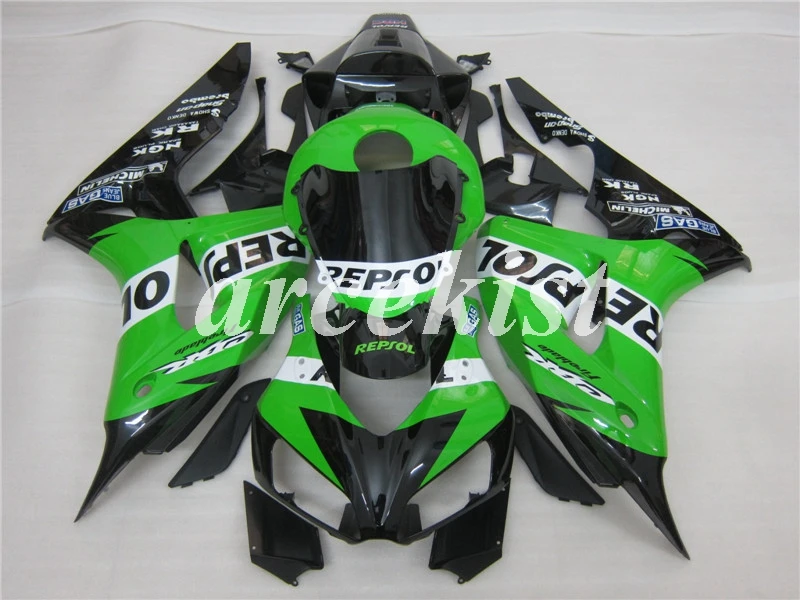 

OEM Quality New ABS Injection mold Full Fairing Kit Bodywork fit for CBR1000RR 1000RR 2006 2007 06 07 Green black Repsol