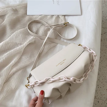 

Cloud Messenger Bags Women Soft Leather Madame Clutch Bag Slant Dumpling Bag Ladies Travel Handbag Crossbody Shoulder Bag