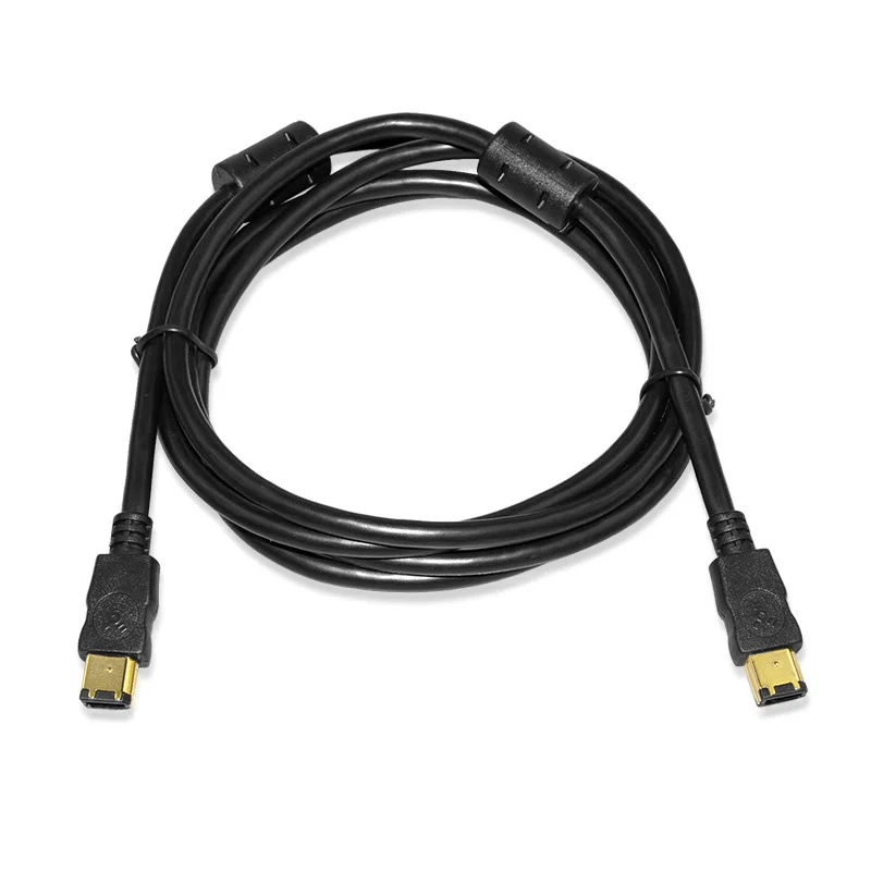 IEEE 1394 A cable port 6 pin to 6P male firewire 400 Connecting data line cables For Industrial camera 1m 2m 3m 5m 10m 15 20 m firewire cable