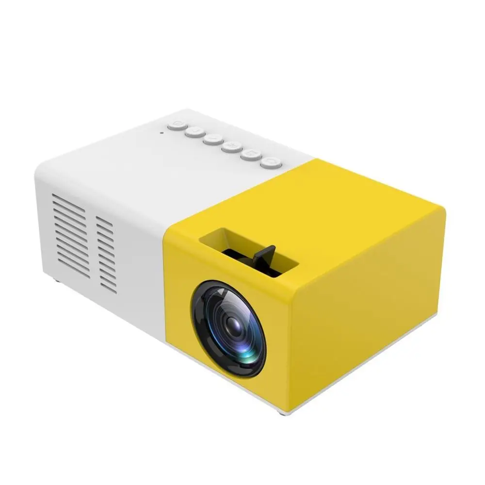 Mini Portable Projector Support HDMI-compatible AV USB HD 1080p Video Media Player LED Mini Projector For Home Theater PC Laptop