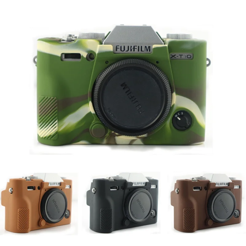 Мягкий силиконовый резиновый защитный чехол для камеры Fujifilm XT10 XT20 XT20|Сумки