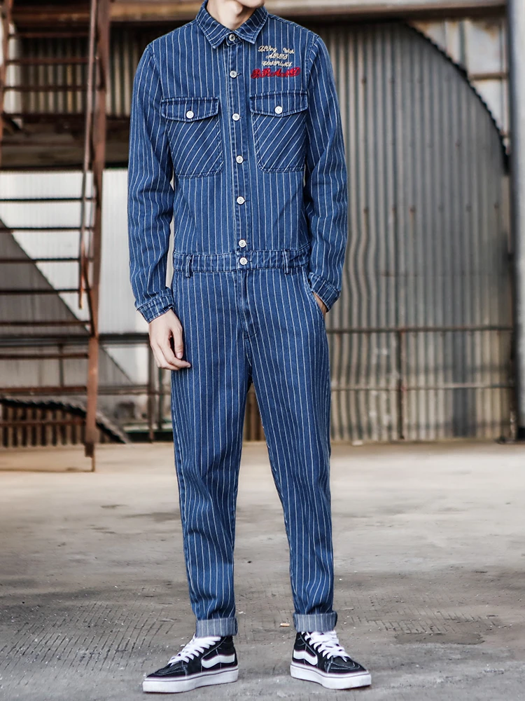 Denim Jumpsuit For Men