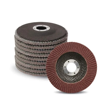 

10Pcs 4-1/2Inch for Removing Paint Rust 120 Grit Sanding Grinding Wheels,Compatible with 4.5Inch Angle Grinders