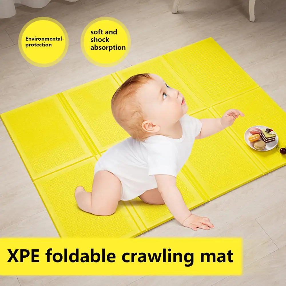 

Dadaism Baby Play Mat Crawling Mat Double Surface Baby Carpet Folding Activity Gym Infant Toy Early Education Cushion Outdoor Wa