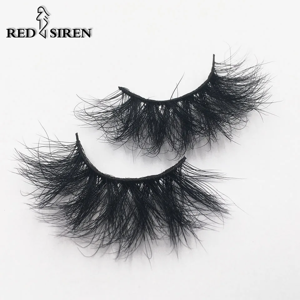 RED SIREN Fluffy Lashes 3d Mink Lashes 12mm-20mm Soft Thick Natural Eyelashes Wholesale False Eyelashes Makeup Lashes Mink