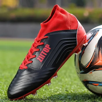 

Football Boots Turf Soccer Shoes Crampons Superfly Breathable Cheap Original TF Kids Football Futsal Boots Sneakers Men Cleats