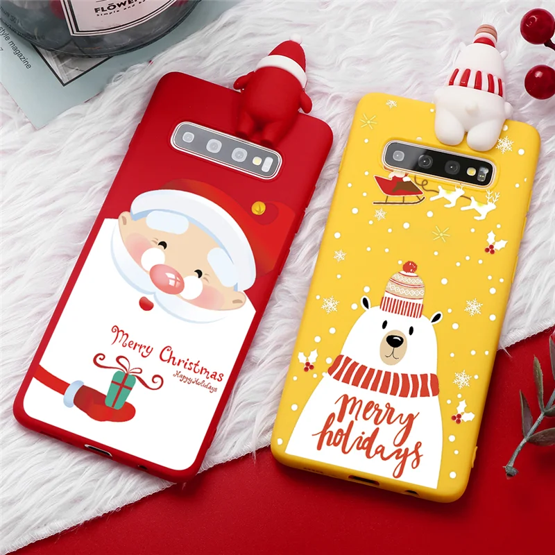 

Christmas Santa Claus Elk Case For Samsung Galaxy A50 A70 A60 A40 A30 A10e A20e A7 A9 A8 A6 Plus 2018 A3 A5 2017 M10 M20 M30 M40