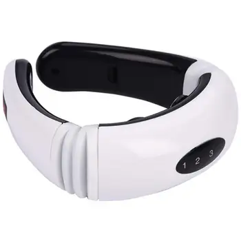 

Far Infrared Heating Pain Relief Tool Health Care Relax Machine Electric Neck & Back Pulse Massager 6 Power Control Modes