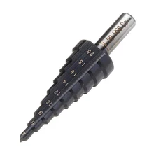 M35 Hss Step Drill Bit Set Cone Hole Cutter Taper Metric 4 - 12 / 20 / 32mm Titanium Coated Metal Hex Core Drill Bits M35 Hss Step Drill Bit Set Cone Hole Cutter Taper Metric 4 - 12 / 20 / 32mm Titanium Coated Metal Hex Core Drill Bits