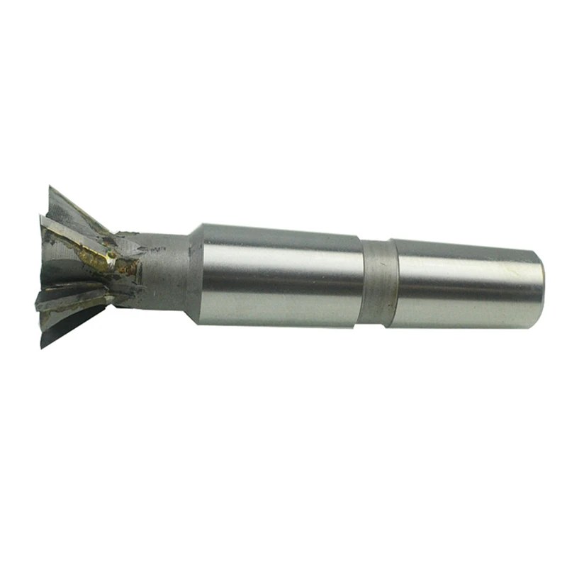 Tungsten steel dovetail slot milling cutter 45  55  60 degree straight  taper shank weld cutting dovetail forming end mill (1)