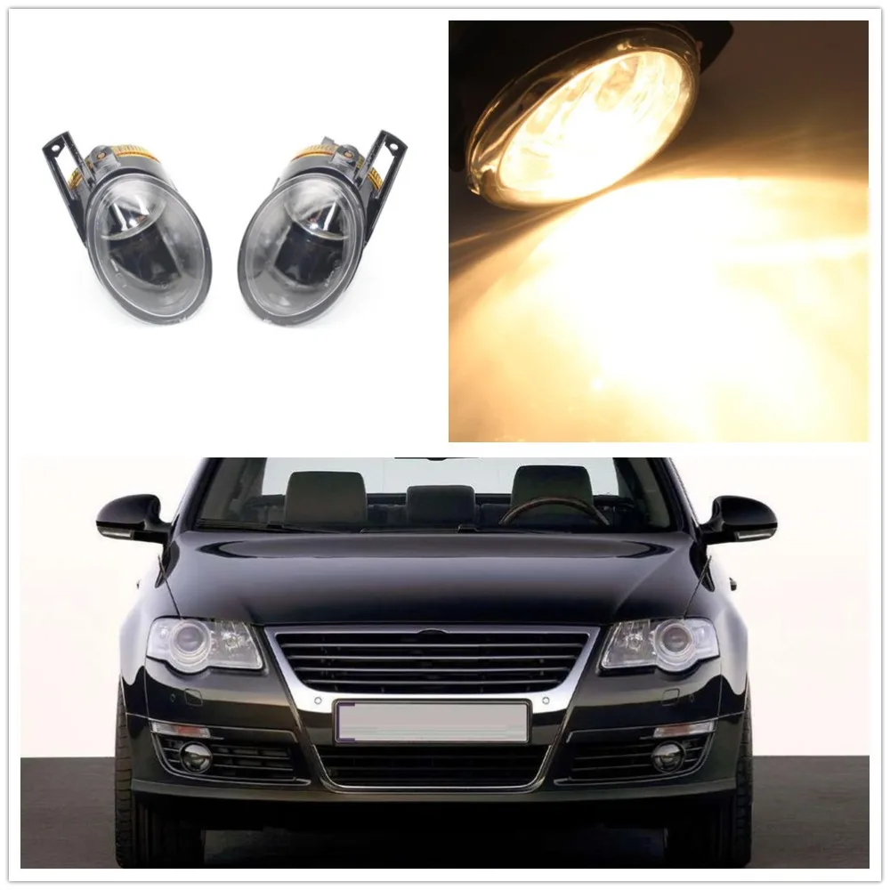 Для VW Passat B6 3C 2006 2007 2008 2009 2010 2011 авто Стайлинг спереди Галогенные Противотуманные