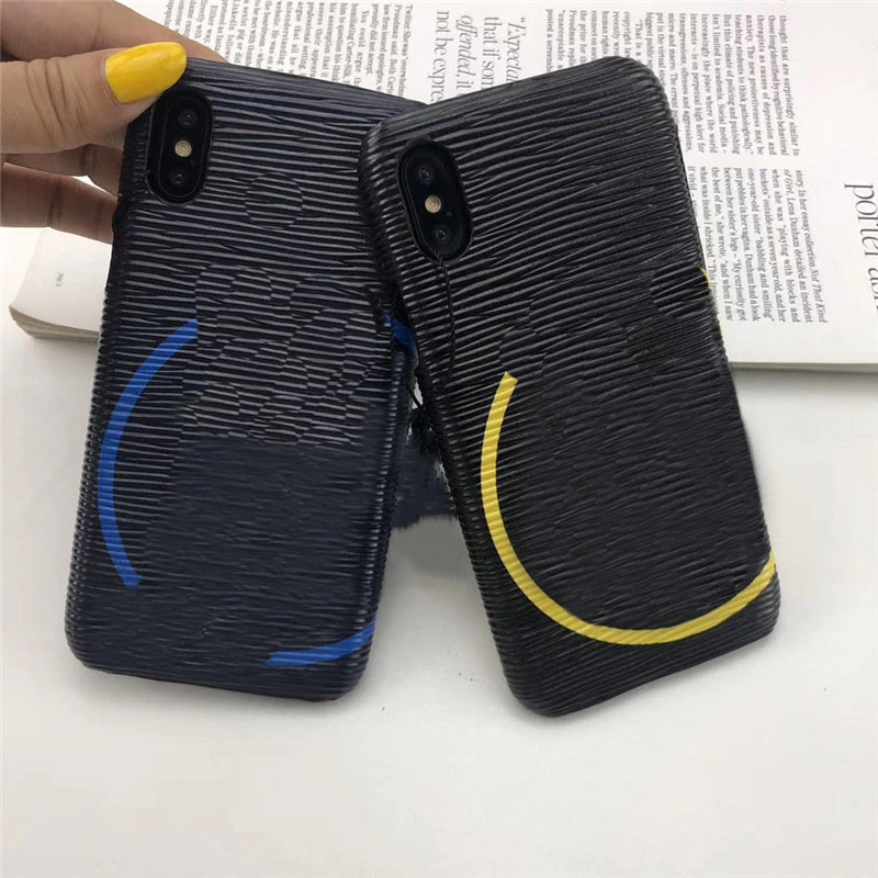 Модный Роскошный кожаный жесткий чехол с логотипом Луи эпи для iPhone 11 pro max XS 6 7 8 Plus