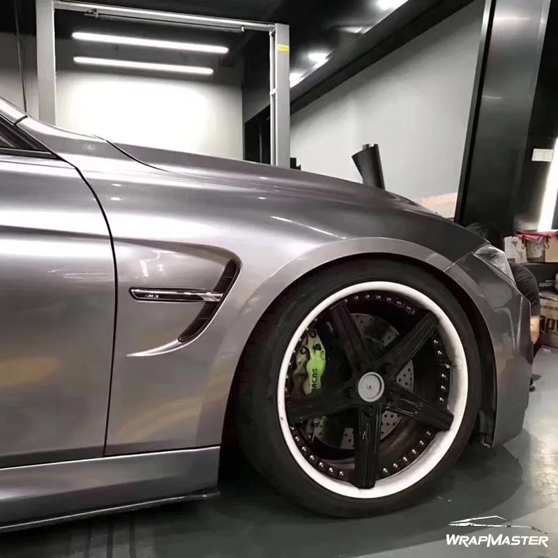 Super Glossy Metallic Shrink Wrap Car Car Wrap Sticker With Air Bubble