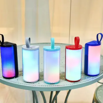 

Colorful Light Bluetooth 5.0 Speaker Portable Handheld LED Outdoor Subwoofer