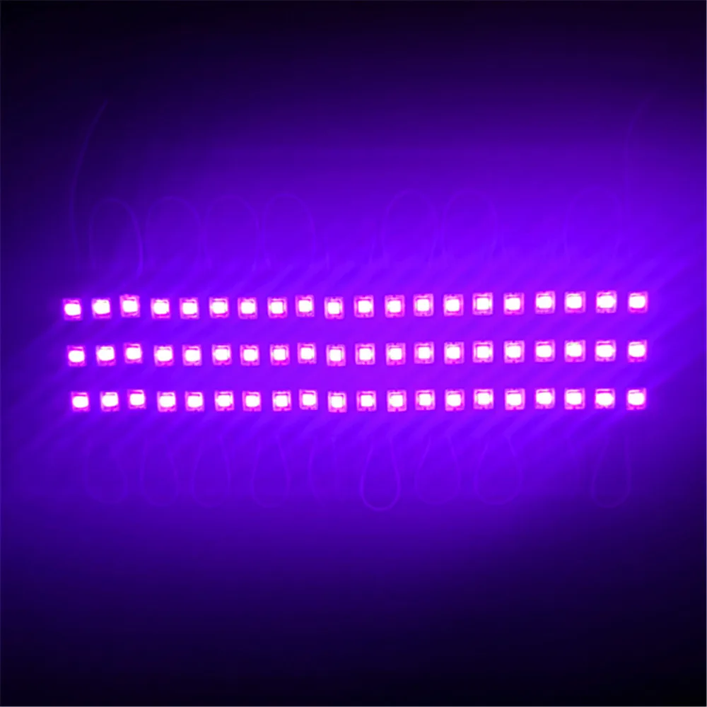 RGB LED Module 12V 5050 Black PCB Super Bright Colors Changable Outdoor Waterproof Advertising Light Sign Backlight 20Pcs/Lot