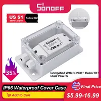 Itead SONOFF IP66 Waterproof Cover Case Junction Box Compatied With sonoff Basic/RF/Pow/Dual/TH10/TH16 Smart Home WiFi Switch 1