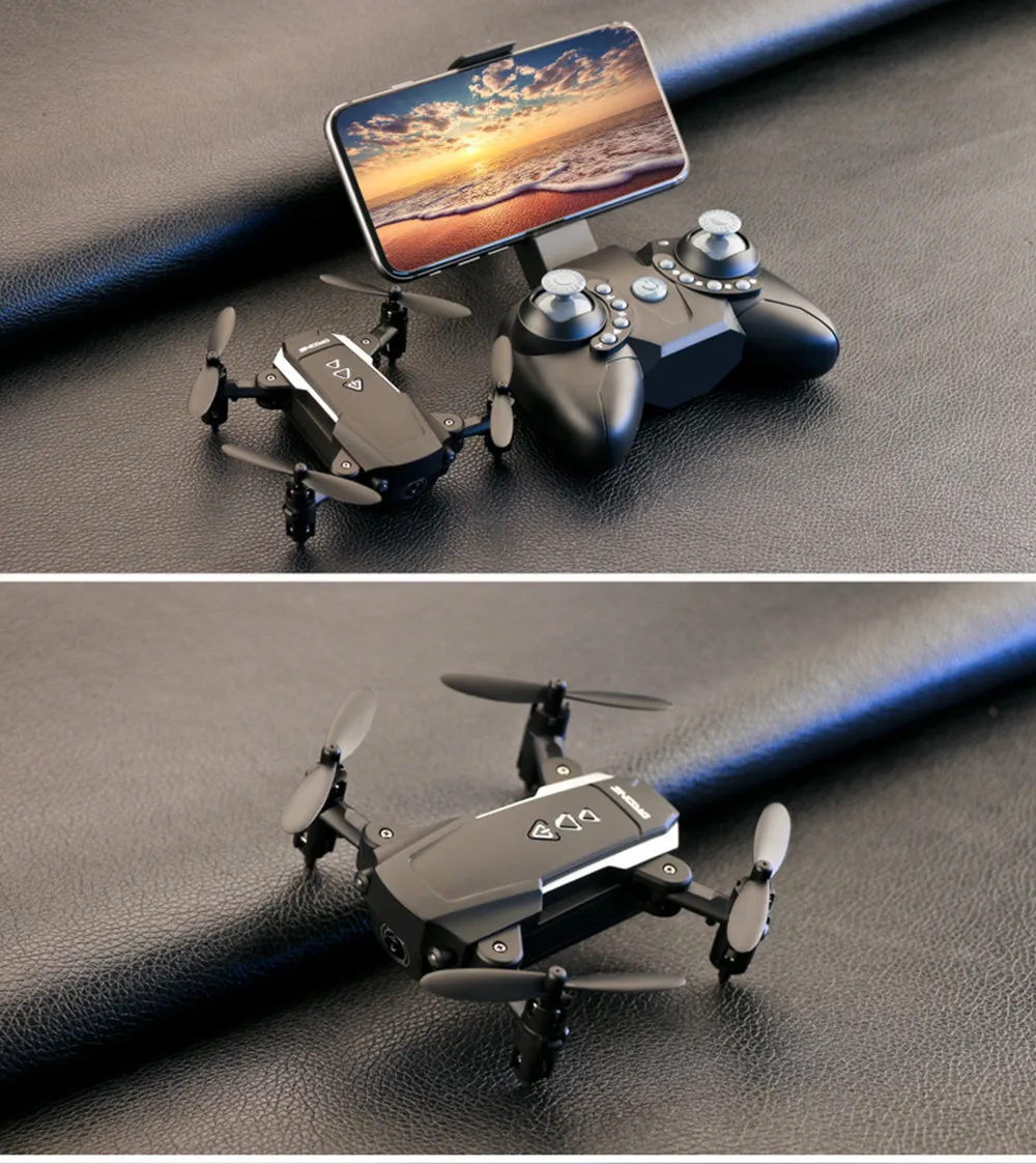 Мини-Дрон 2,4G wifi FPV 2K HD камера с дистанционным управлением игрушка складывающаяся Длинная жизнь простое управление RC вертолет Квадрокоптер легкий