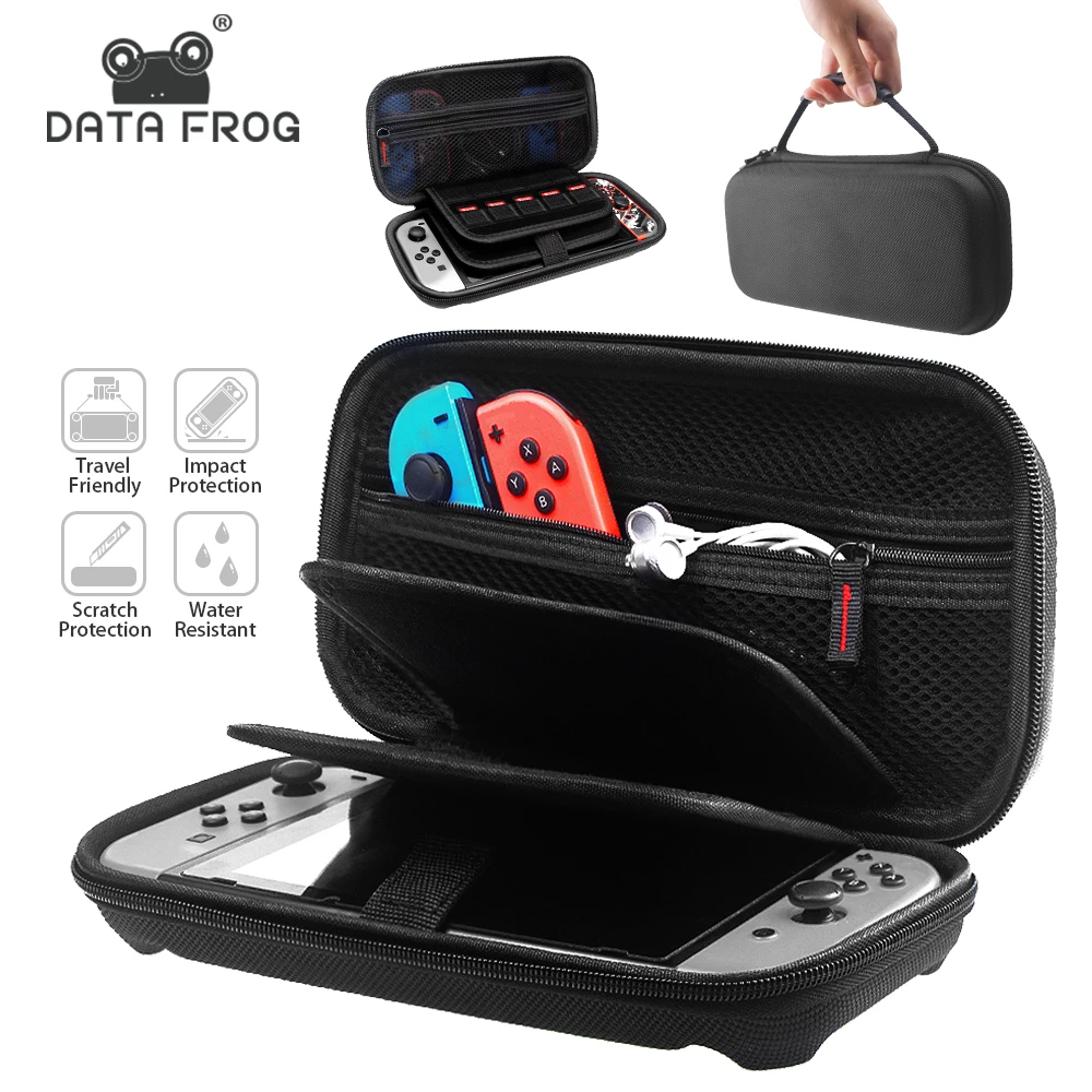 

DATA FROG For Nintend Switch Case Protective Storage Bag For Nintendo Switch NS Console Travel Waterproof Carrying Cases