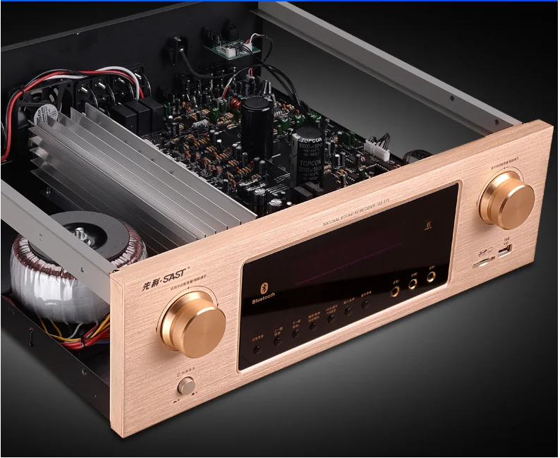 SU 115 усилитель 5 1 каналов 900 Вт/hifi Bluetooth USB/SD декодирование без потерь домашний