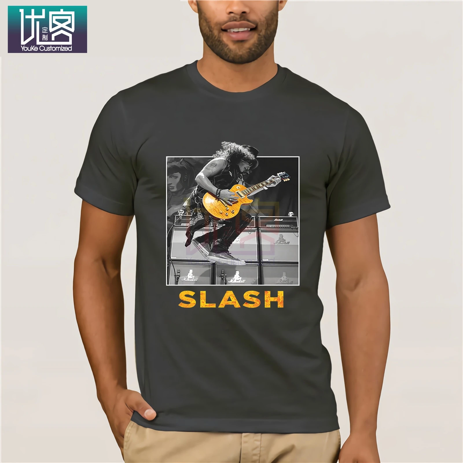 2019 Slash T Shirt Orta Parmak Guns N Guller Hos Geldiniz Icin Orman Erkekler Tops Mizah Tee Gomlek 100 Pamuklu Ust Giyim Grafik Tisortler Aliexpress