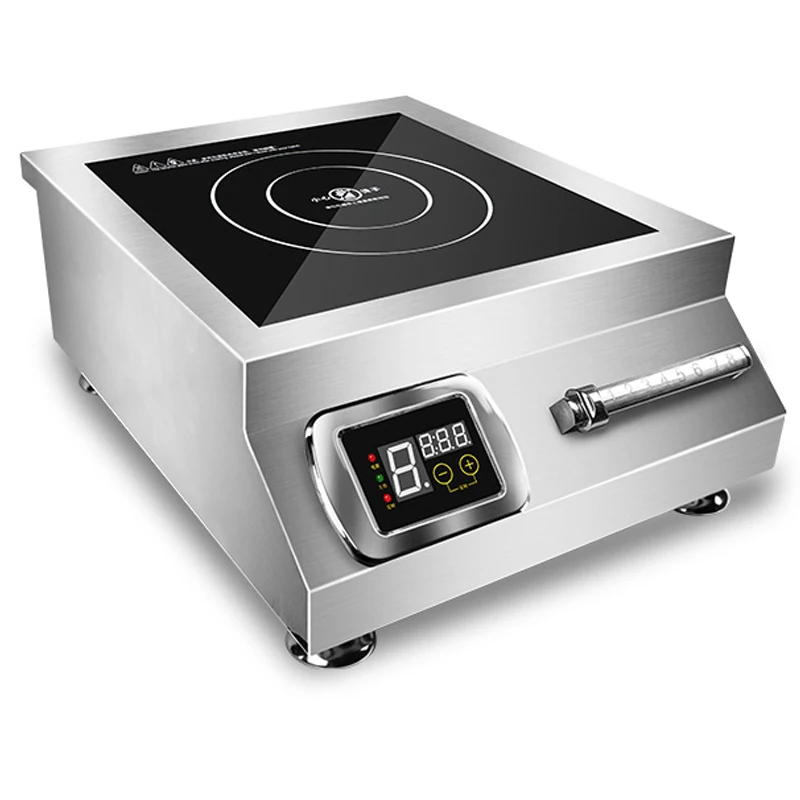 Commercial Induction Cooker 5000w High-power Flat Braised Meat Soup Cooker 5kw Stir-fry