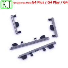 10 шт. боковой ключ питания и кнопка громкости для Motorola Moto G4 Plus, G4 Play power ключ для боковой кнопки
