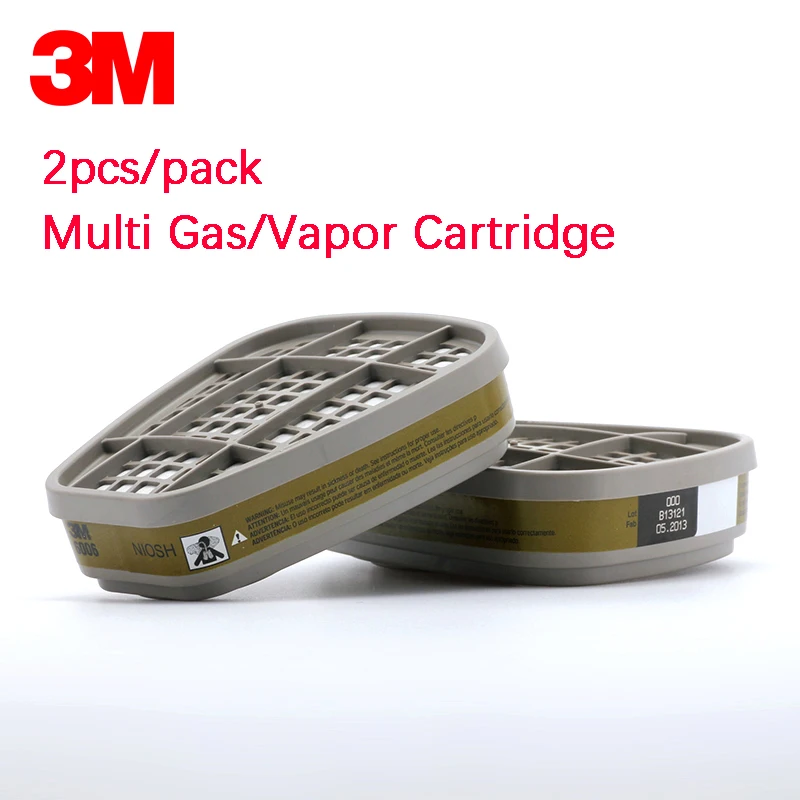 

3M 6006 Gas Mask Genuine Filter Cartridge Multi Gas/Vapor Protection use with 6200/7502/6800 Respirator