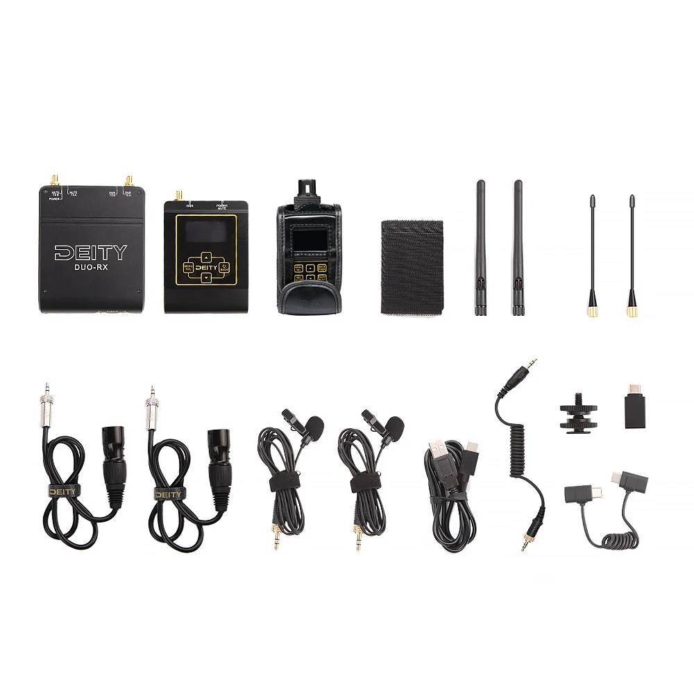 Deity Connect Interview Kit Headphone jack for live monitoring and listening to playback Transmit record simultaneously | Электроника