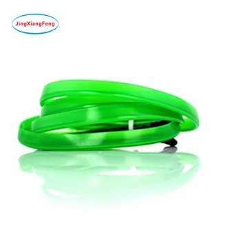 

JXF 5 Meter Sky Blue 2.3mm Sewable EL Wire Tube Glow Wire Sew Tag Portable Neon Led Strip Night Lamp Lights for Car Dance Party