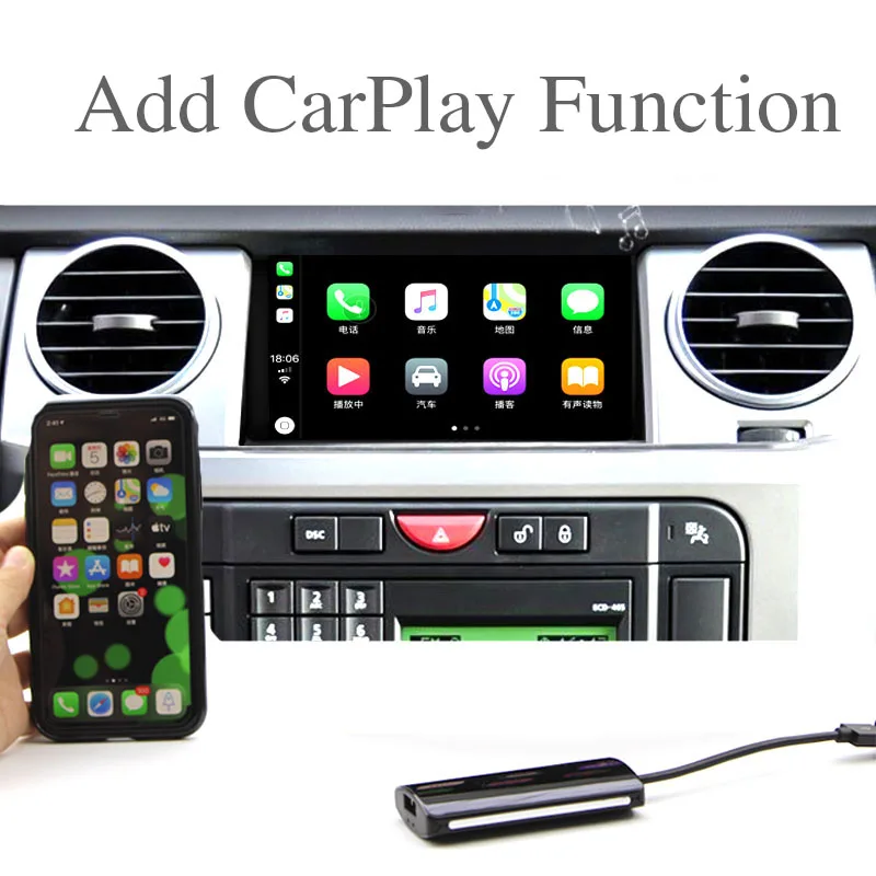 Автомобильный мультимедийный плеер NAVI CarPlay для Land Rover Discovery 3 LR3 L319 Range Sport L320 радио