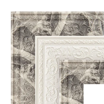 

90"x 3" Self Adhesive Flexible Molding Trim, 3D Decorative Wall Sticke Lines Wallpaper Border for Home, Office, Hotel DIY Decor