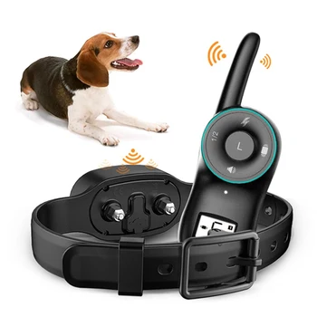 

Waterproof Remote Anti Barking Collar For Dog Training Barking Tool Shock Vibration Sound Anti Barking