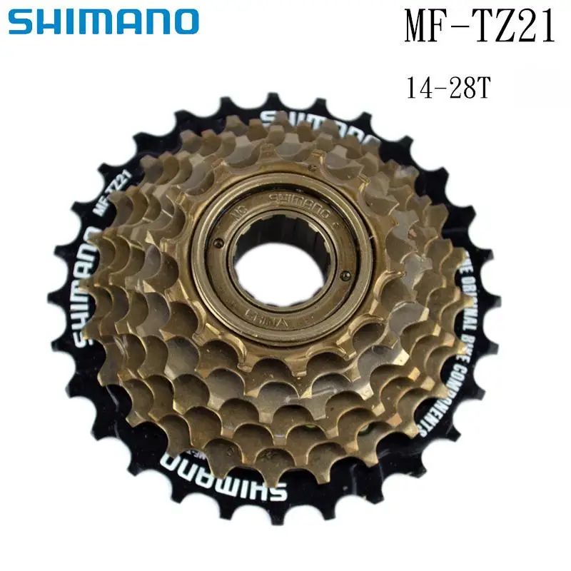 HobbyLane SHIMANO MF-TZ21 TZ500-7 велосипеды Freewheel 6/7 скоростная кассета свободного хода велосипеда 14-28T для горного велосипеда - Цвет: 14 28T