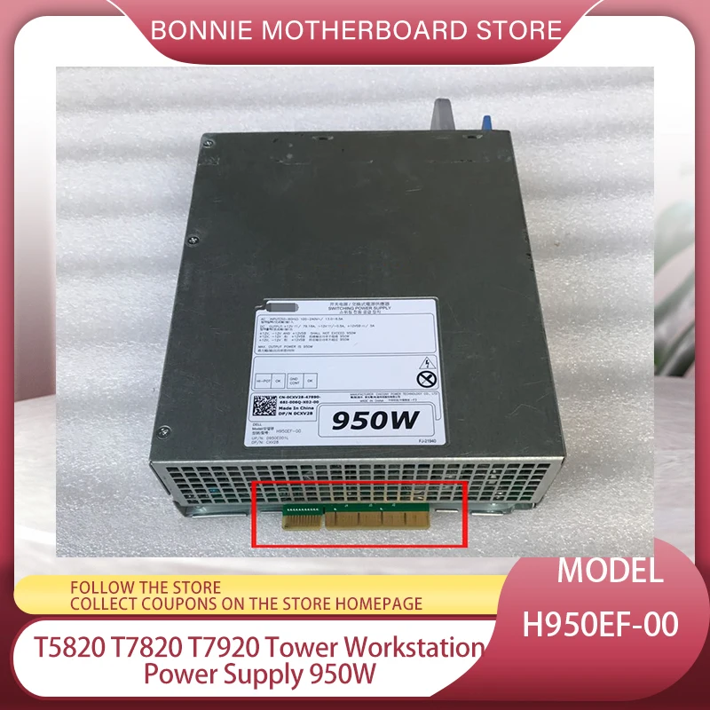 H950EF-00 for Dell T5820 T7820 T7920 Tower Workstation Power Supply 950W | Компьютеры и офис