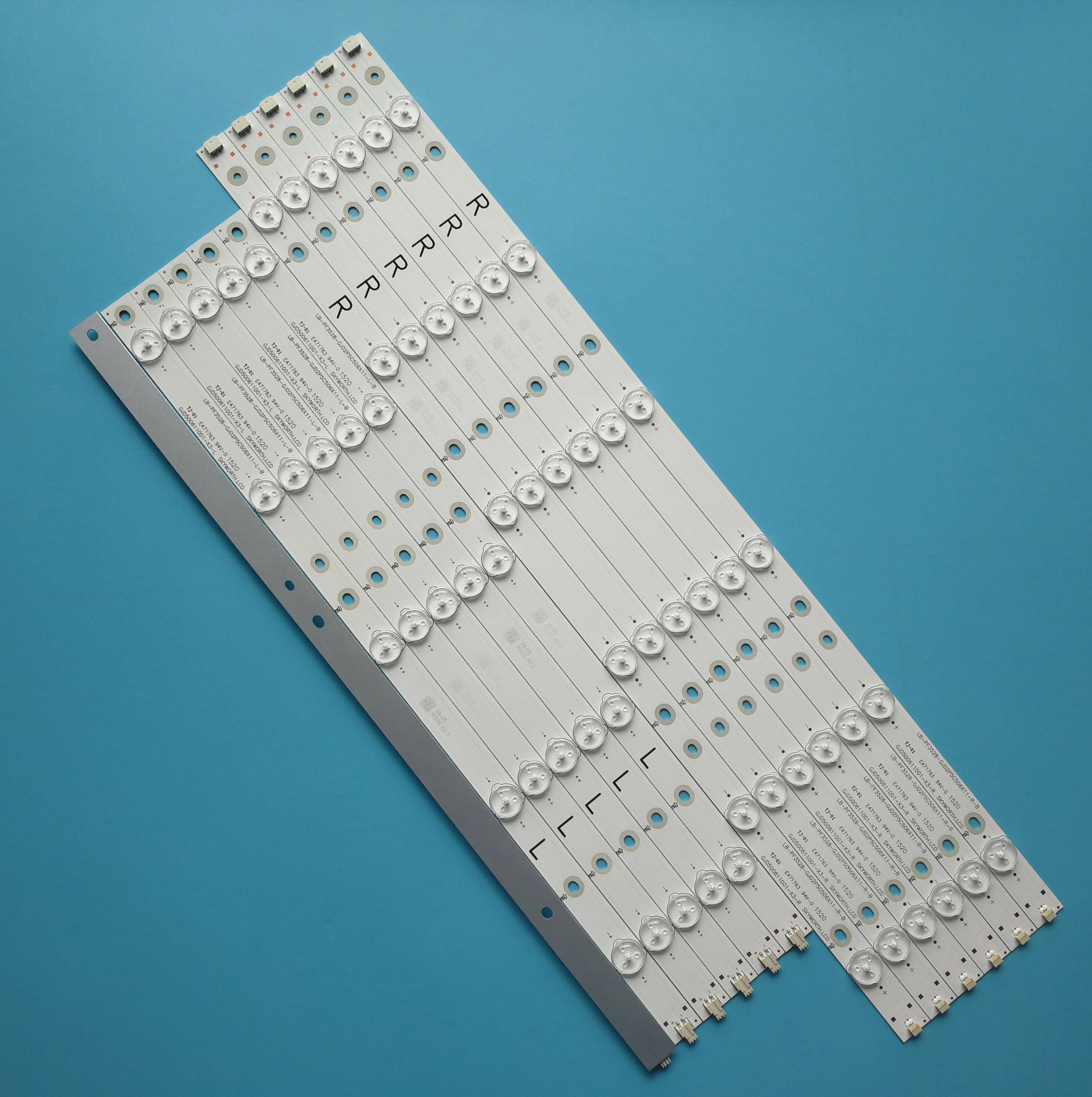 

12PCS/set New LED Strip For AOC TV LD50V02S T5002S GJD500611002-X2-L-R LB-PF3528-GJD2P5C506X11-R-B