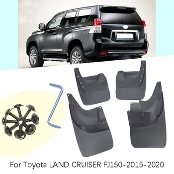 

For Toyota Prado LAND CRUISER FJ150 2015-20 Set of 4 car Front and Rear Splash Guard Mud Flaps mudguards fender car Accessories