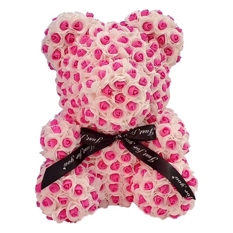 

Big Bear of Roses Colors Artificial Flowers Home Wedding Festival DIY Cheap Wedding Decoration Gift Box Wreath Crafts