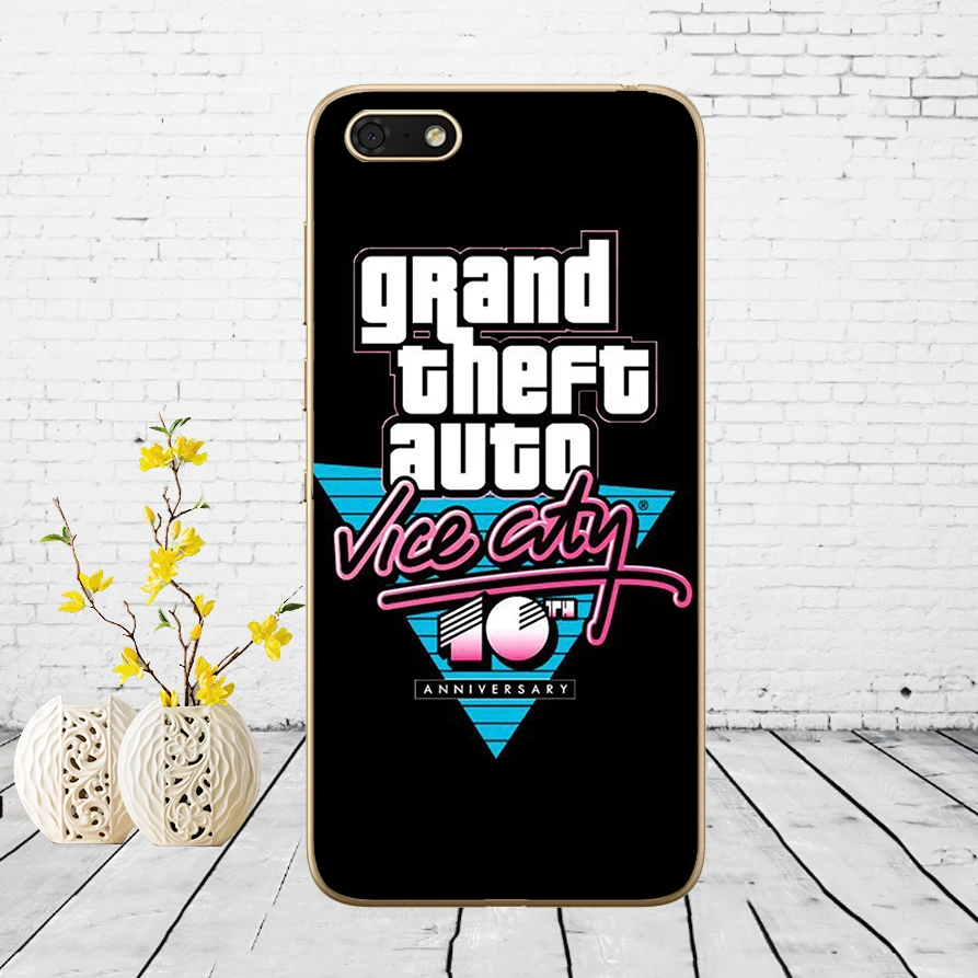 33DD Grand Theft Auto GTA V Мягкий силиконовый чехол для Huawei Honor 9 10 Lite 7A 5,45 7a pro 7c 5,7 дюймов 7x 8x чехол - Цвет: 10