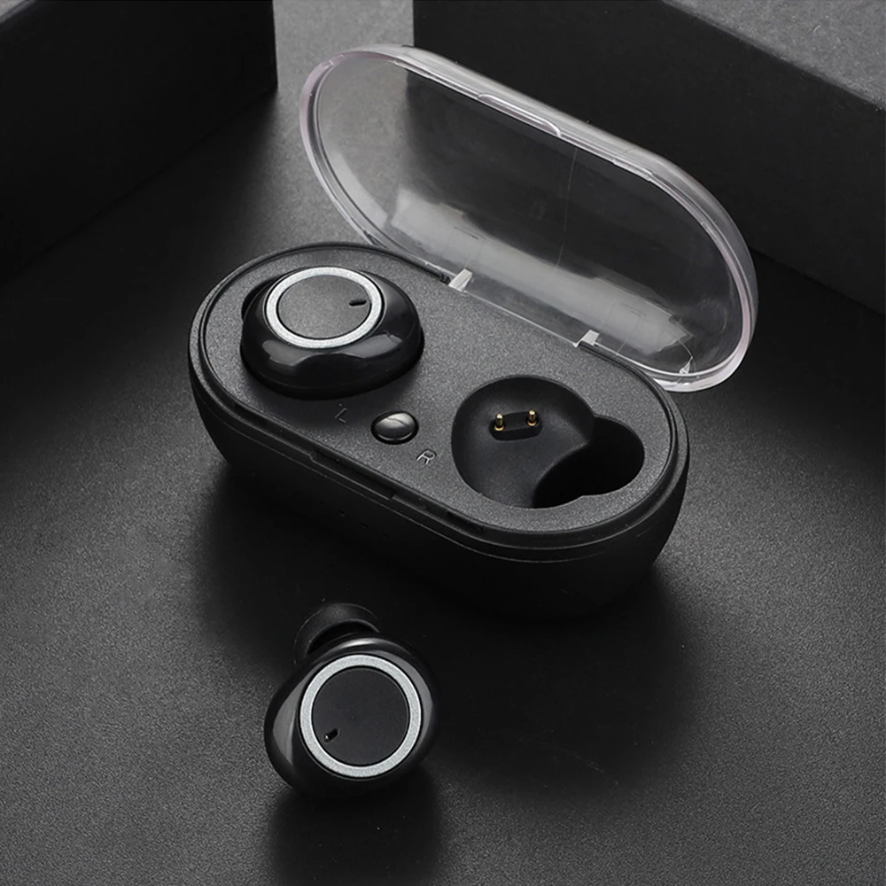 3D стерео беспроводные наушники, Bluetooth наушники, портативные наушники с зарядным устройством, спортивные наушники