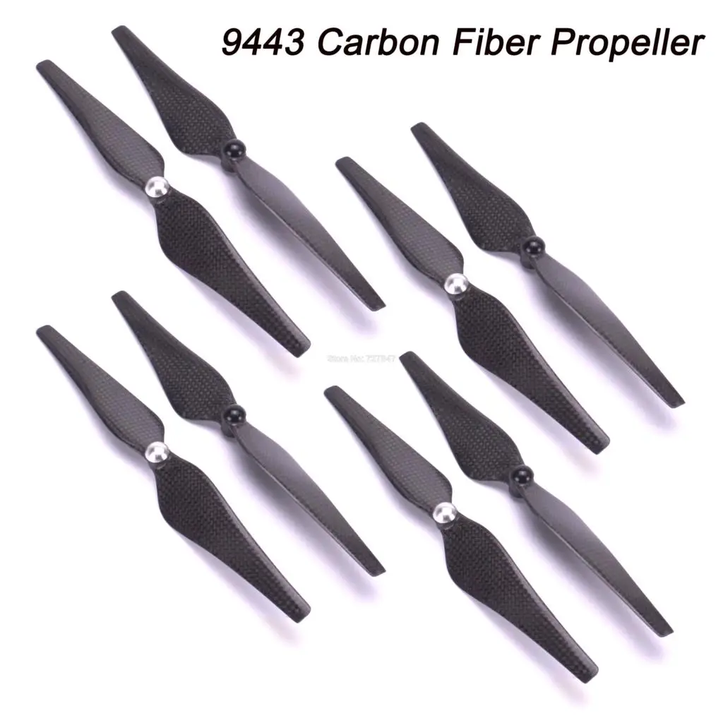 

2pcs / 4pcs / 8pcs 9443 CF Carbon Fiber Propeller Self-locking Prop CW/CCW for F450 S500 Quadcopter Frame