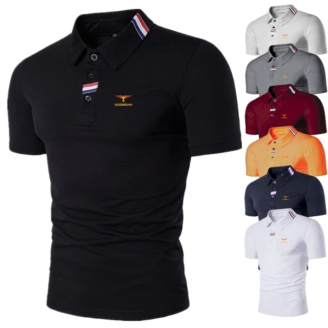 HDHDHDHDH 2022 spring and summer new men's short-sleeved polo shirt Fashion  leisure sports polo shirt - AliExpress