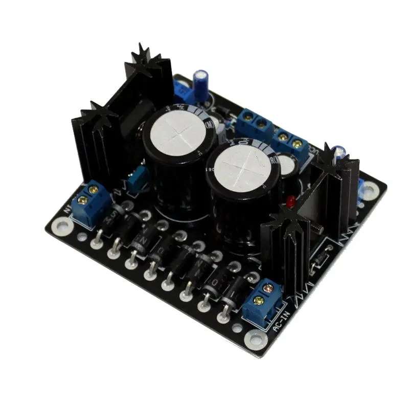 Lt1083Cp мощность Регулируемый источник питания доска Hifi Двойной линейный выходная мощность переменного тока 0-34 в из постоянного тока 0-48 В