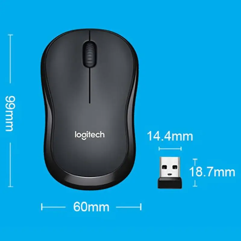 Logitech M220 3 Kyes USB Беспроводной 2,4 г Mute эргономичный Мышь для Mac/Windows компьютерной периферии благодаря адекватному аксессуары