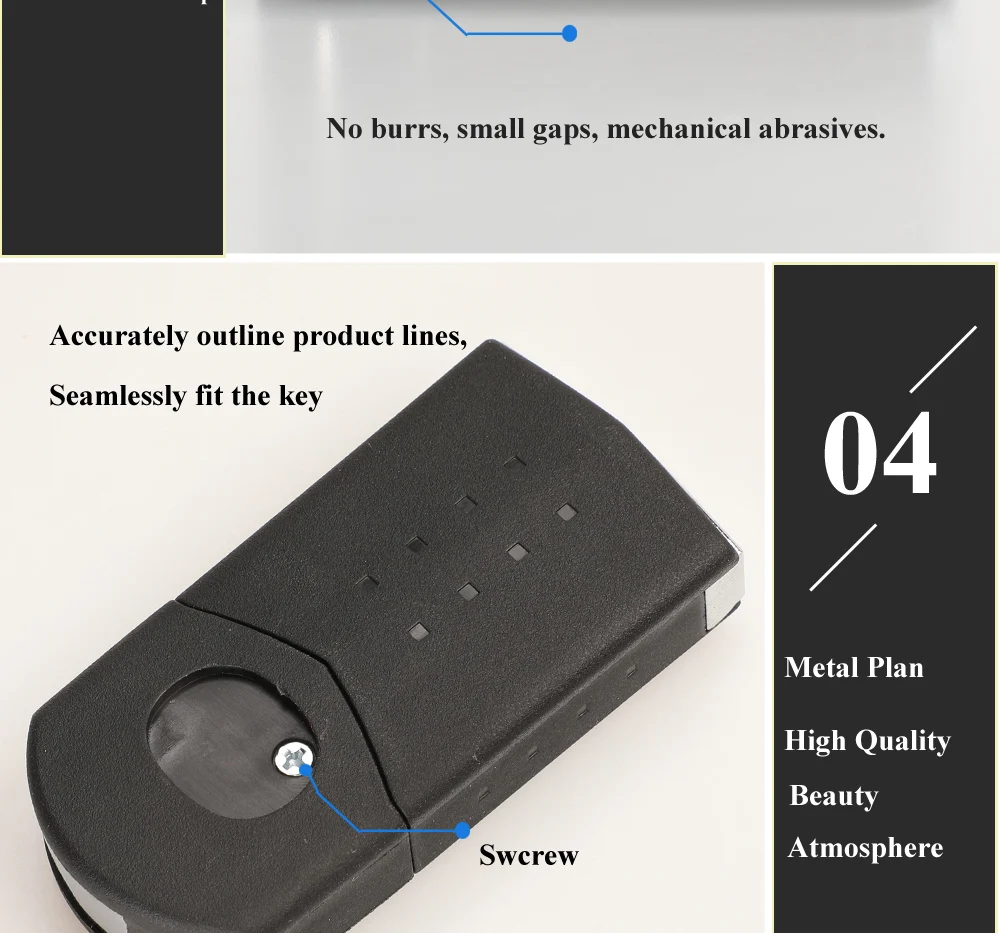 Keyforkess 10 pz/lotto 3/4 Bottoni di Vibrazione Pieghevole Chiave A Distanza Borsette Auto Caso Della Copertura Fob Per Mazda 3 5 6 CX5 CX7 CX9 RX8 - Hba93e4415c734139a2b257d4b79b048dp